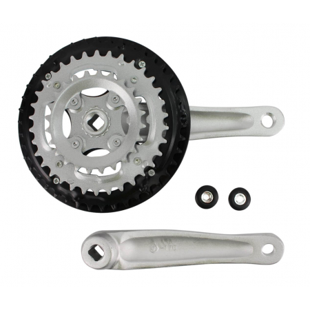 30459 Korba 3-rzędowa srebrna 24/34/42T x 170mm 2A-307P